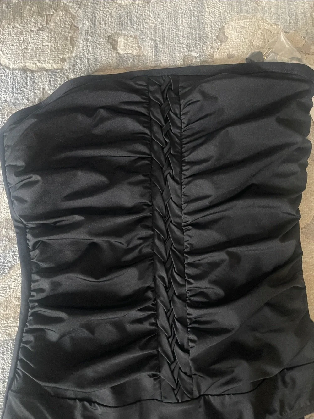 Jantzen NWT Black Ruched One-Piece Swimsuit